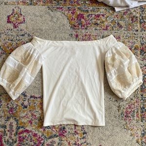 Free people White off the shoulder top